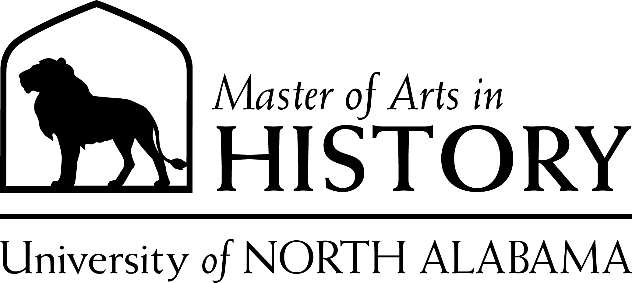 History Masters Dept Logo in Black